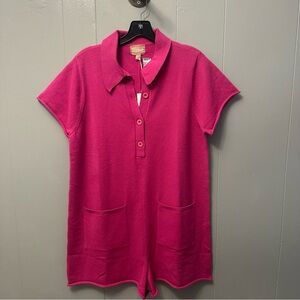 Show me your mumu Pink Short Sleeve Romper